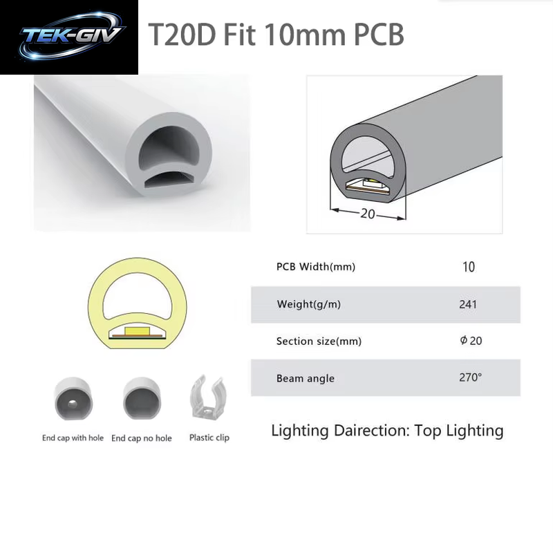 IP67 Wasserdichte Flexible LED Neon Silikon Licht Rohr Für WS2812B WS2811 WS2815 5050 COB RGB Licht Streifen Outdoor Dekoration
