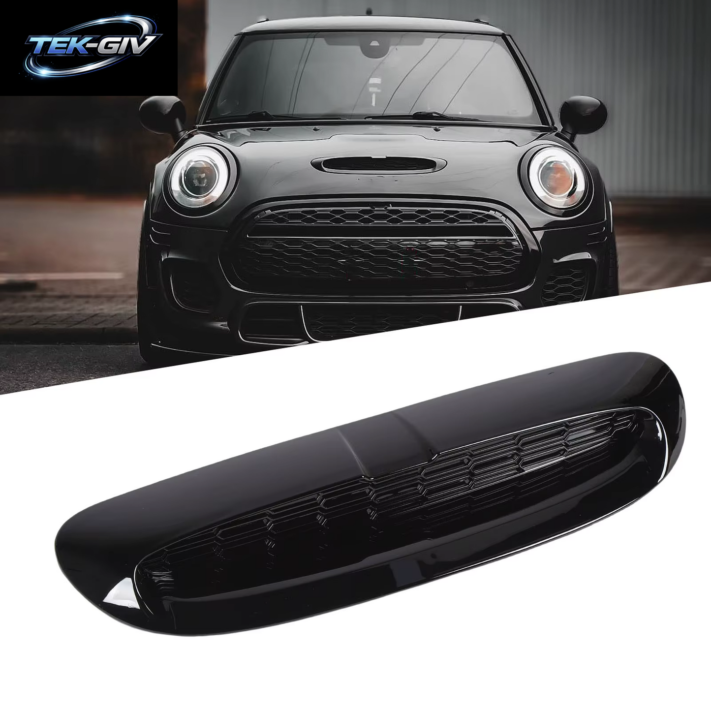Auto Front Hood Scoop Vent Abdeckung Motorhaube Haube Air Flow Intake Trim Für MINI Cooper S & JCW F54 F55 F56 F57 2014-2024 Auto Zubehör