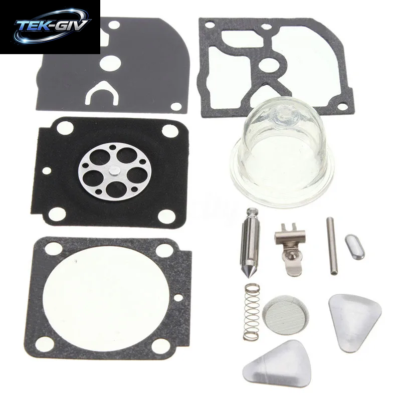 Gras Trimmer Vergaser Rebuild Kit Für ZAMA RB-100 STIHL HS45 FS55 FS38 BG45 Vergaser Membran Dichtung Primer Birne Reparatur