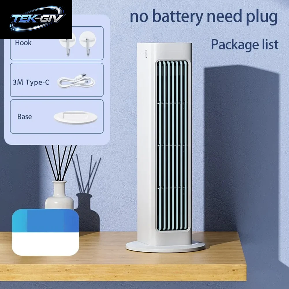 Wandmontierter Flügelloser Turmventilator, 3 Modi, Starker Wind, Luftkühler, Ventilator, Wandbehang, Klimaanlagenventilator Für Schlafzimmer, Wohnzimmer