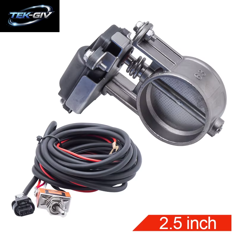 2"/2,36"/2,5"/2,75"/3"/3,5"/4,0" Zoll Elektrisches Abgasregelventil Auspuffabschaltventil Mit Schaltersteuerung