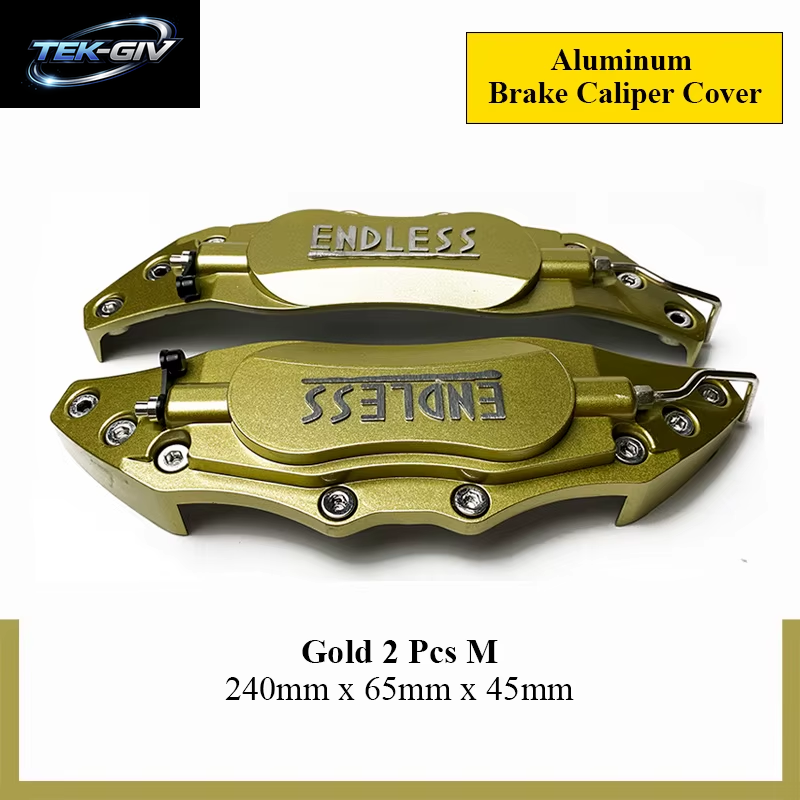 2Pcs S/M/L Metall Aluminium Auto 3D Disc Bremssattel Abdeckungen Aufkleber Für Hyundai KIA Alfa Romeo AUDI BMW Mercedes Benz Zubehör