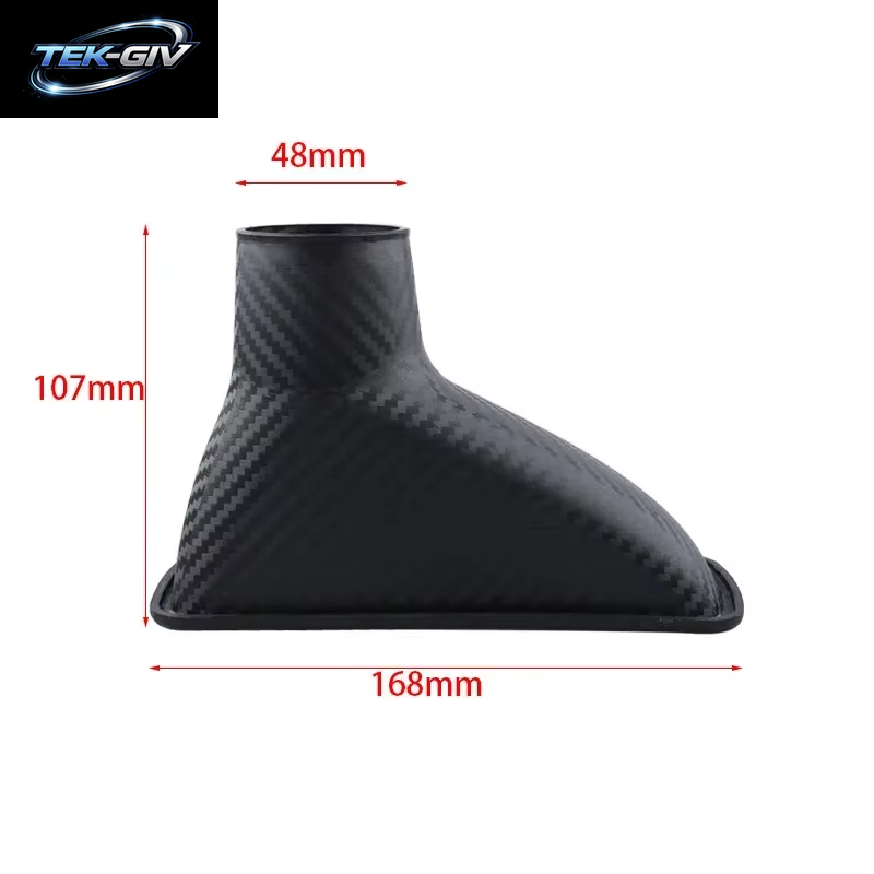 Universal Auto Front Stoßstange Eintritt Air Turbo Lufteinlass Rohr Kit ABS Turbine Einlass Kit Rohr Luft Trichter Carbon Look
