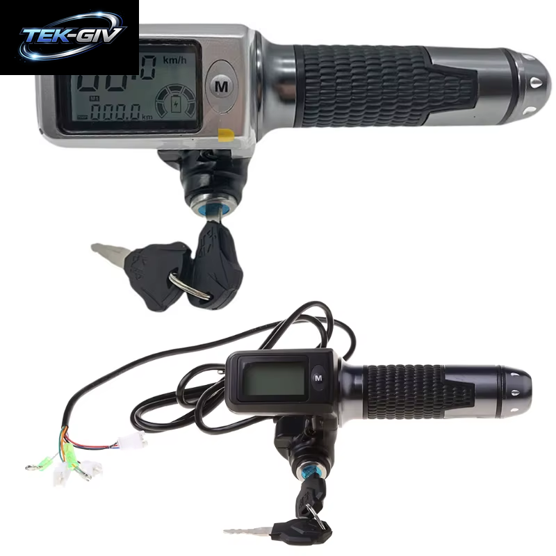 Ebike Twist Geschwindigkeit Drossel LCD Für Schlüssel 24V 36V 48V Für Elektrische Roller Fahrrad Drop Shipping