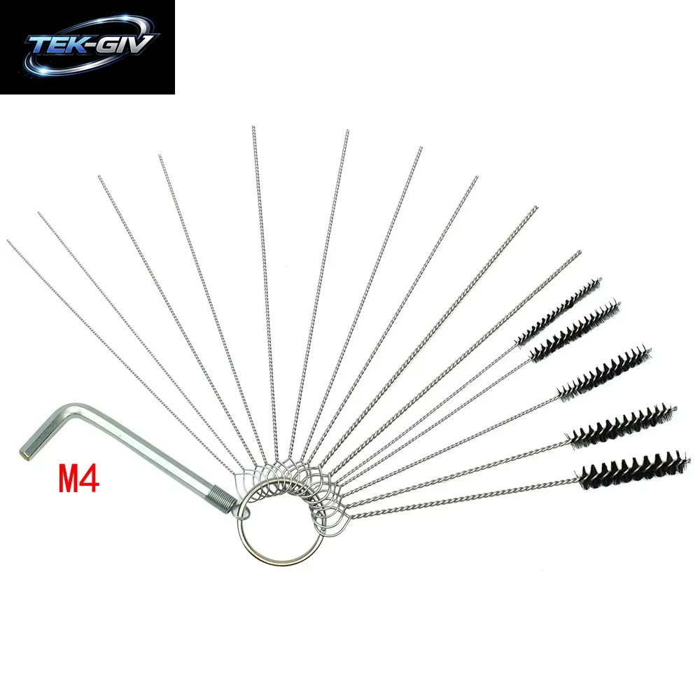 Airbrush Reiniger Set Vergaser Carbon Dirt Jet Entfernen Reinigungsnadeln Bürsten Reinigungswerkzeuge Für Automobil Motorrad Schläuche