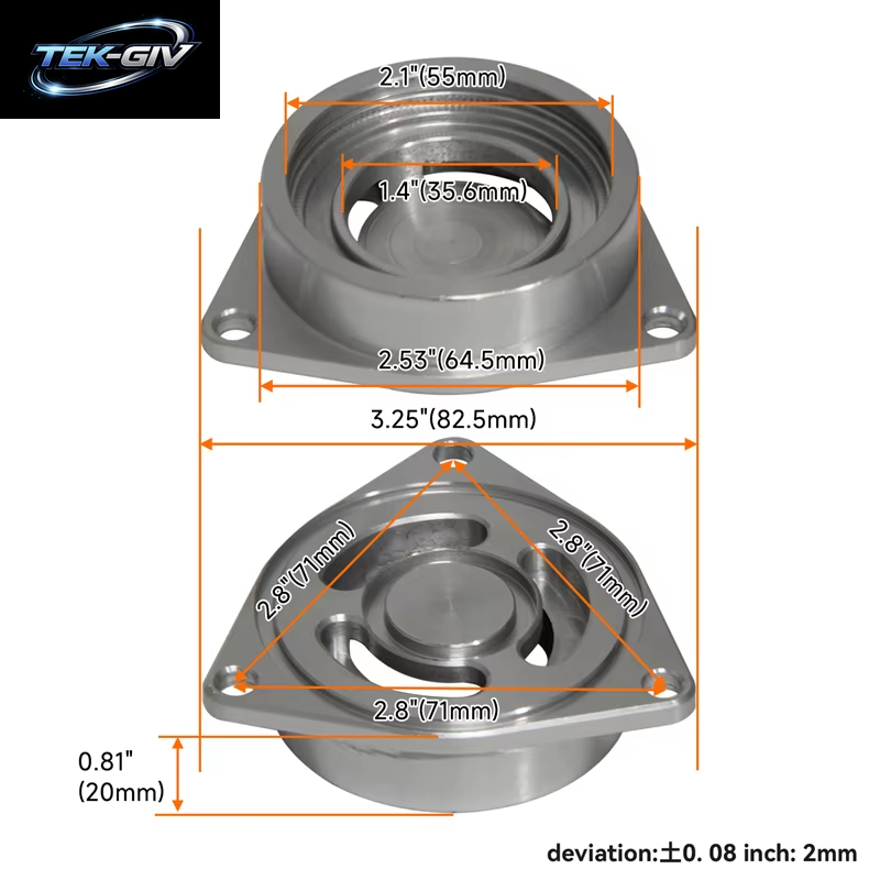 SSQV IV Blow off Ventil + Flanschadapter Passend Für Hyundai Genesis Coupe 2.0T 10-14 Sonata 2.0T/1.6T 11-17 Veloster 1.6T 13-17