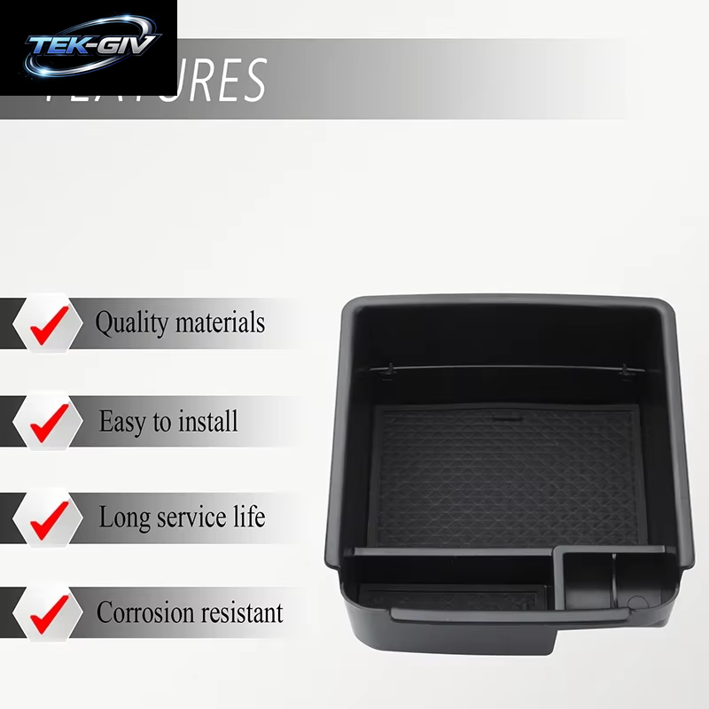 Auto Mittel Konsole Organizer Tablett Armlehne Aufbewahrung Sbox Passt Für Vw Tiguan 2 Mk2 2017 2018 2019 2020 2021 2022 Auto Verstauen Aufräumen