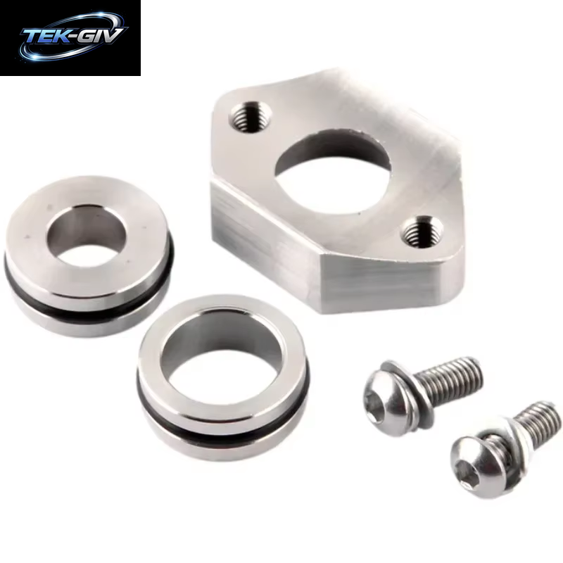 Aluminium Edelstahl Kartensensor Flansch Ladeluftkühler Rohr Für Audi A4 MK4 VW Jetta Golf Beetle 1.8T Adp05