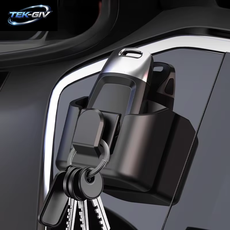 Auto Schlüssel Halter Clip Auto Innen Lagerung Box Dashboard Organizer Klebstoff Halterung Für Karte Schlüssel Rack Universal Fit