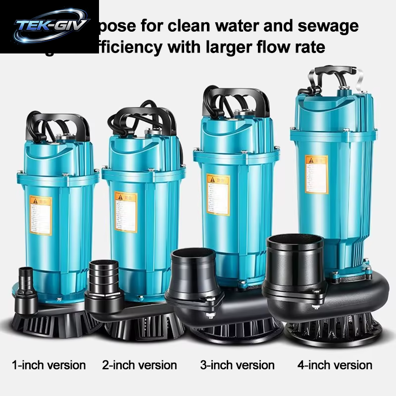 370W-1100W Tauchpumpe, Landwirtschaftliche Bewässerungs-High-Flow-Wasserpumpe, Geeignet Für Garten, Bauernhof, Schwimmbad-Wasserpumpen