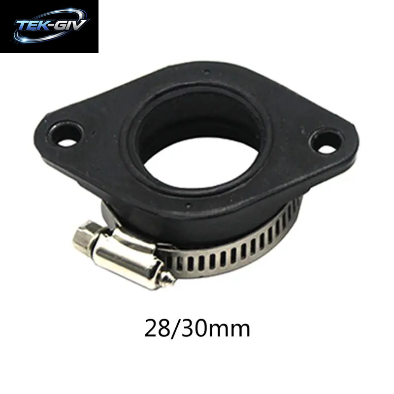 Motorrad Vergaser Adapter Inlet Intake Rohr Gummi Matte Fit Auf PWK 28/30Mm 32/34Mm
