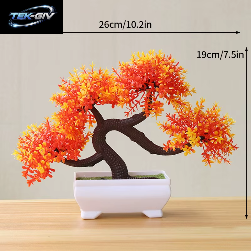 Künstliche Topfblumen, Pflanzen, Bonsai, Gefälschte Pflanze, Blumentopfornamente Für Den Garten, Kleiner Künstlicher Baum, Heimdekorationszubehör