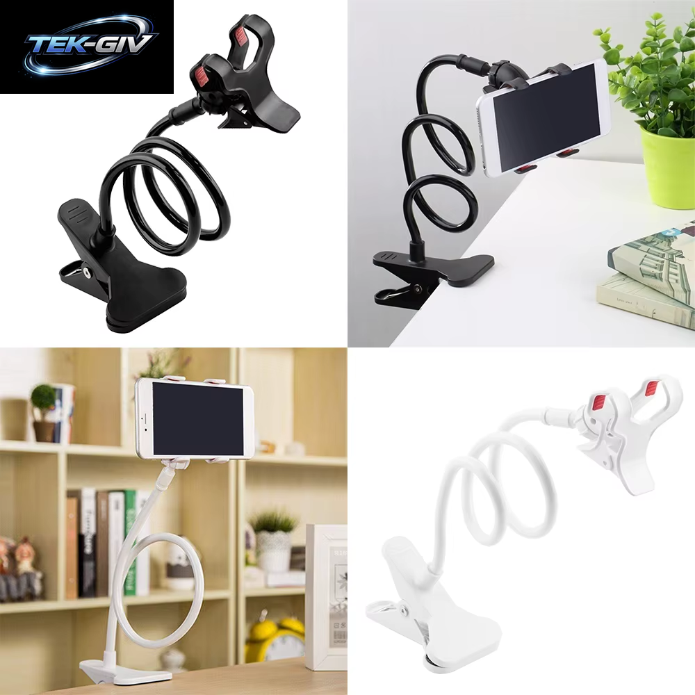 Handy Halter Flexible Faul Halter Einstellbare Handy Clip Hause Bett Desktop Halterung Smartphone Ständer