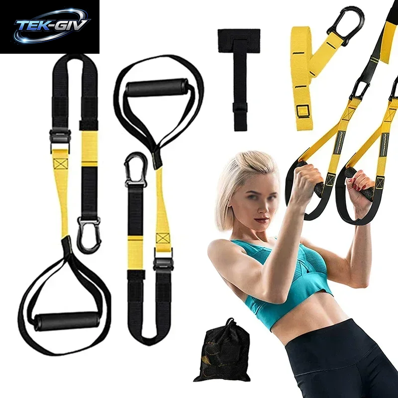 Neue 1-Set Suspension Training Strap Fitness Kraft Power Suspension Trainer Yoga Strap Wand Halterung Professionelle Trx Spanner
