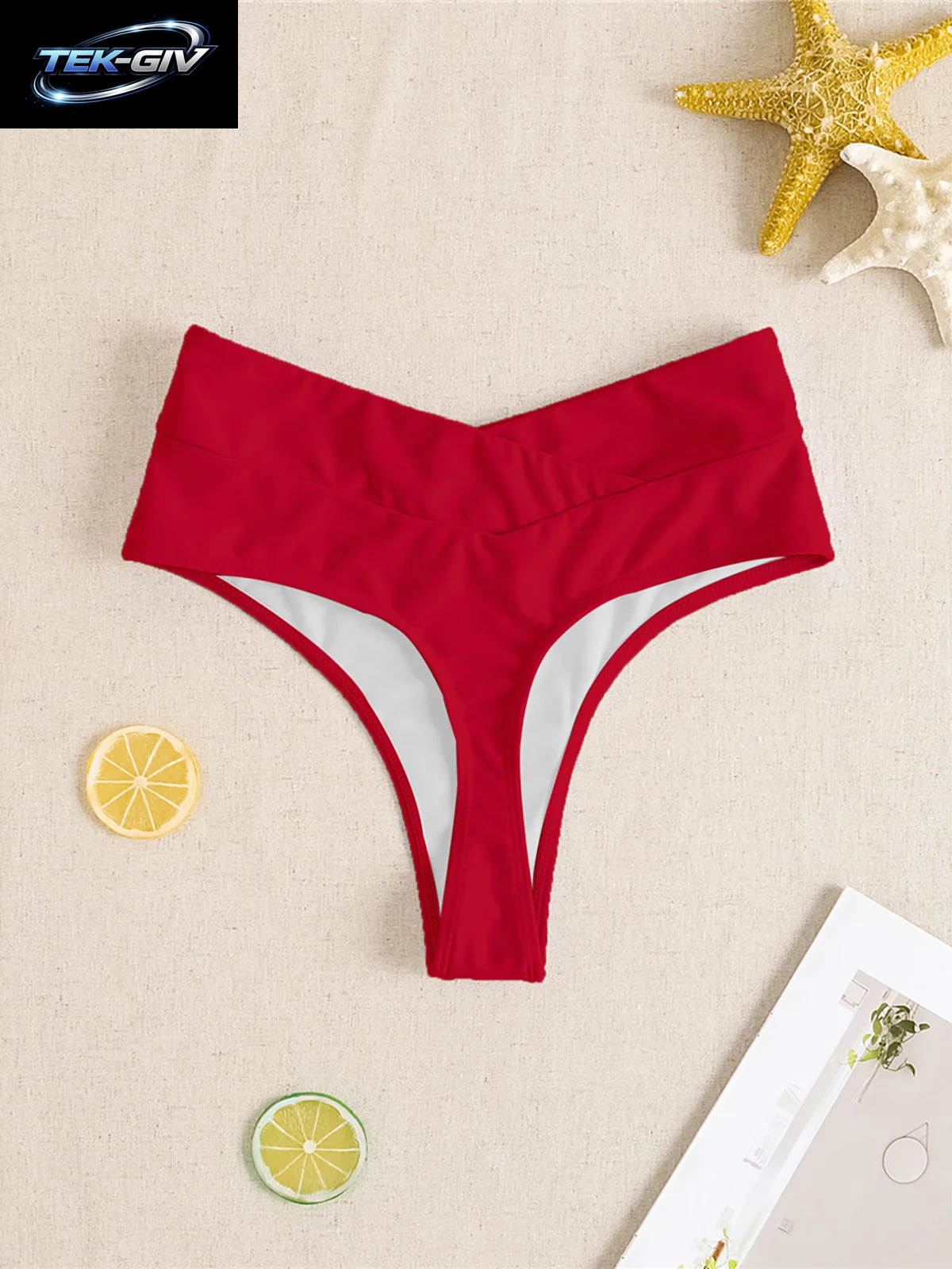 S - XL Hohe Taille Hohe Bein Cut Bikini Bottom Schwimmen Kurze Frauen Bademode Weibliche Badende Brasilianische Tanga Höschen Unterwäsche V7095