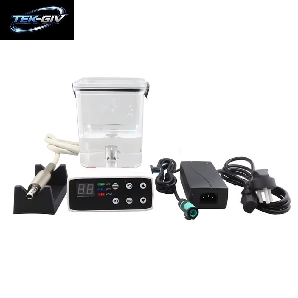 Dental-Elektromotor, Bürstenloser Mikromotor Mit Wassertank, Internes Spray, 2/4 Löcher, Passend Für 1:1/1:5/16:1 Handstück, Zahnmedizin-Werkzeuge
