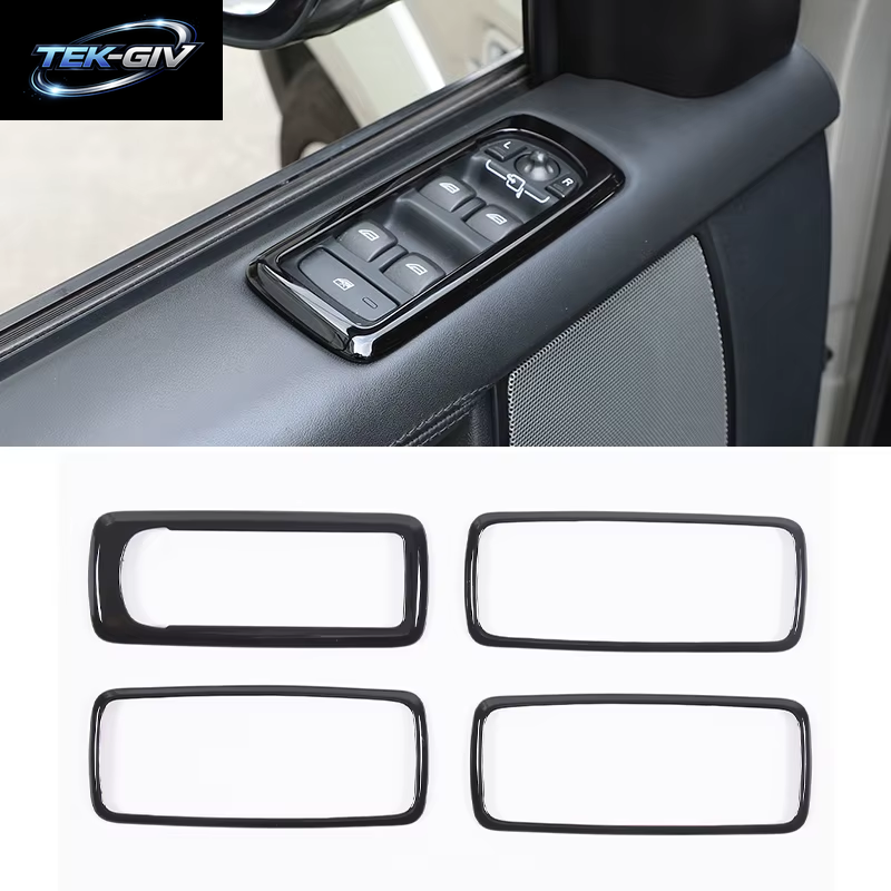 ABS Carbon Auto Fensterheber Schalter Taste Panel Abdeckung Trim Für Land Rover Discovery 4 2010-2016 Für Range Rover Sport 2010-2013