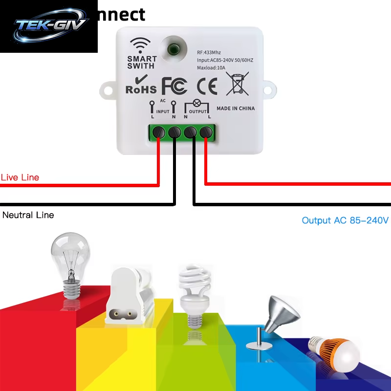 433 Mhz Intelligenter Lichtschalter Rf Wireless Touch Wandschalter Mit Fernbedienung Gehärtetes Glas Panel Schalter Für Zuhause LED LAMPE 220 V