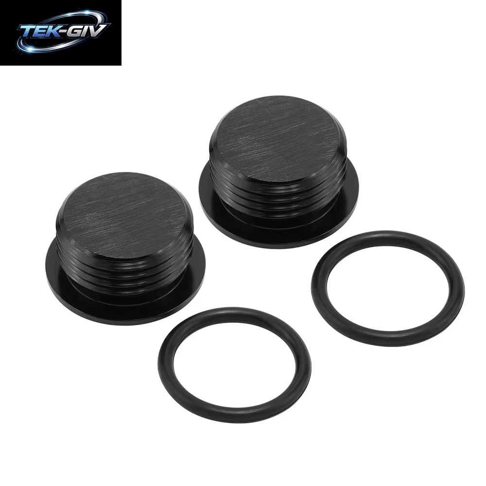 AN4 AN6 AN8 AN10 AN12 ORB O Ring Dichtung Boss Buchse Port Stecker Block off Fitting Adapter Aluminium Schwarz