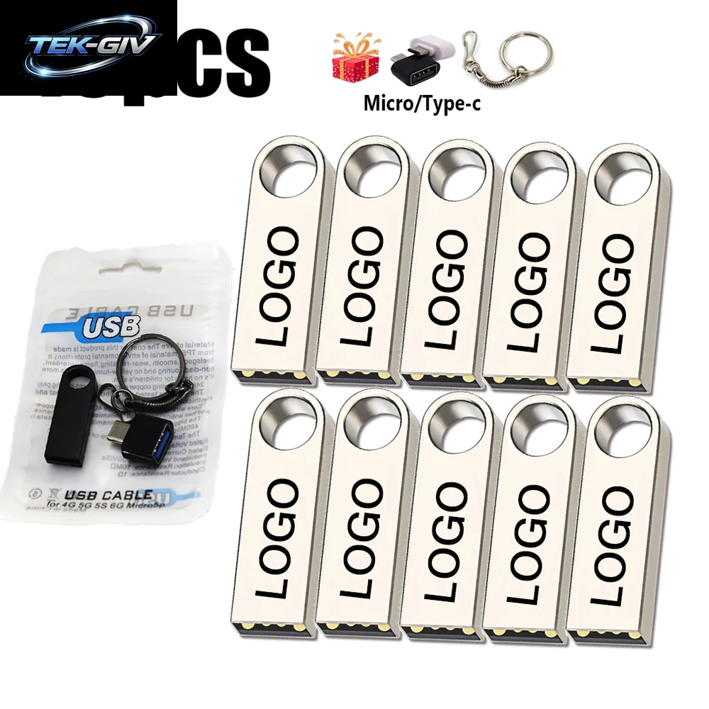 Angepasst 10 Teile/Los Kostenloses Geschenk USB 2,0 Flash Drive 64GB 32GB High Speed Pen Stick 16GB Memory Stick Kreative Geschenk U Disk