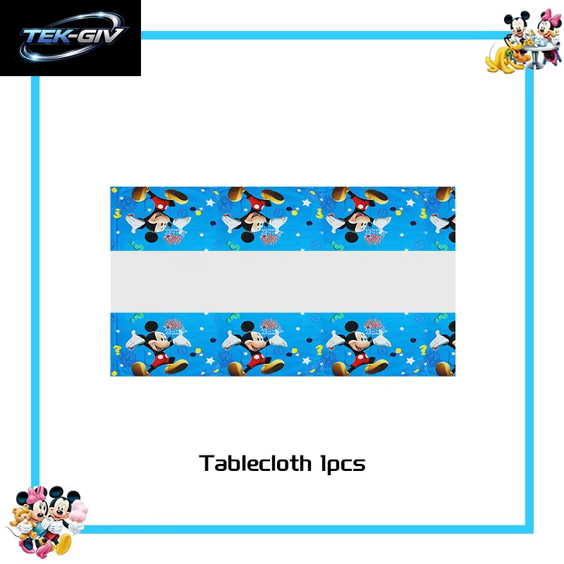 Mickey Mouse Geburtstag Party Dekoration Geschirr Candy Box Banner Tischdecke Hintergrund Ballon Für Kinder Geburtstag Party Supplies