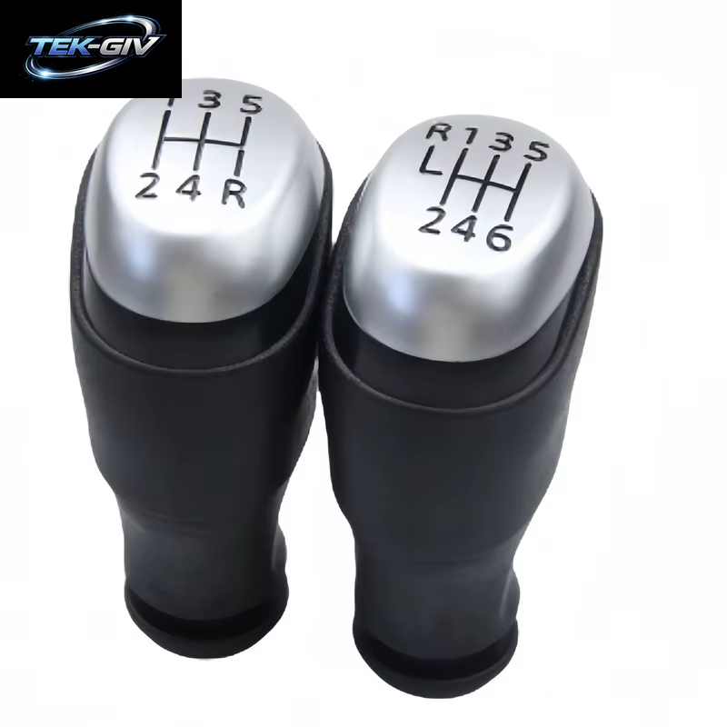 5/6 Geschwindigkeit Für Renault Clio 4 Mk4 IV 2012-2018 2019 2020 Auto Styling Zubehör Schaltknauf Leder Gaitor Boot Kragen Fall