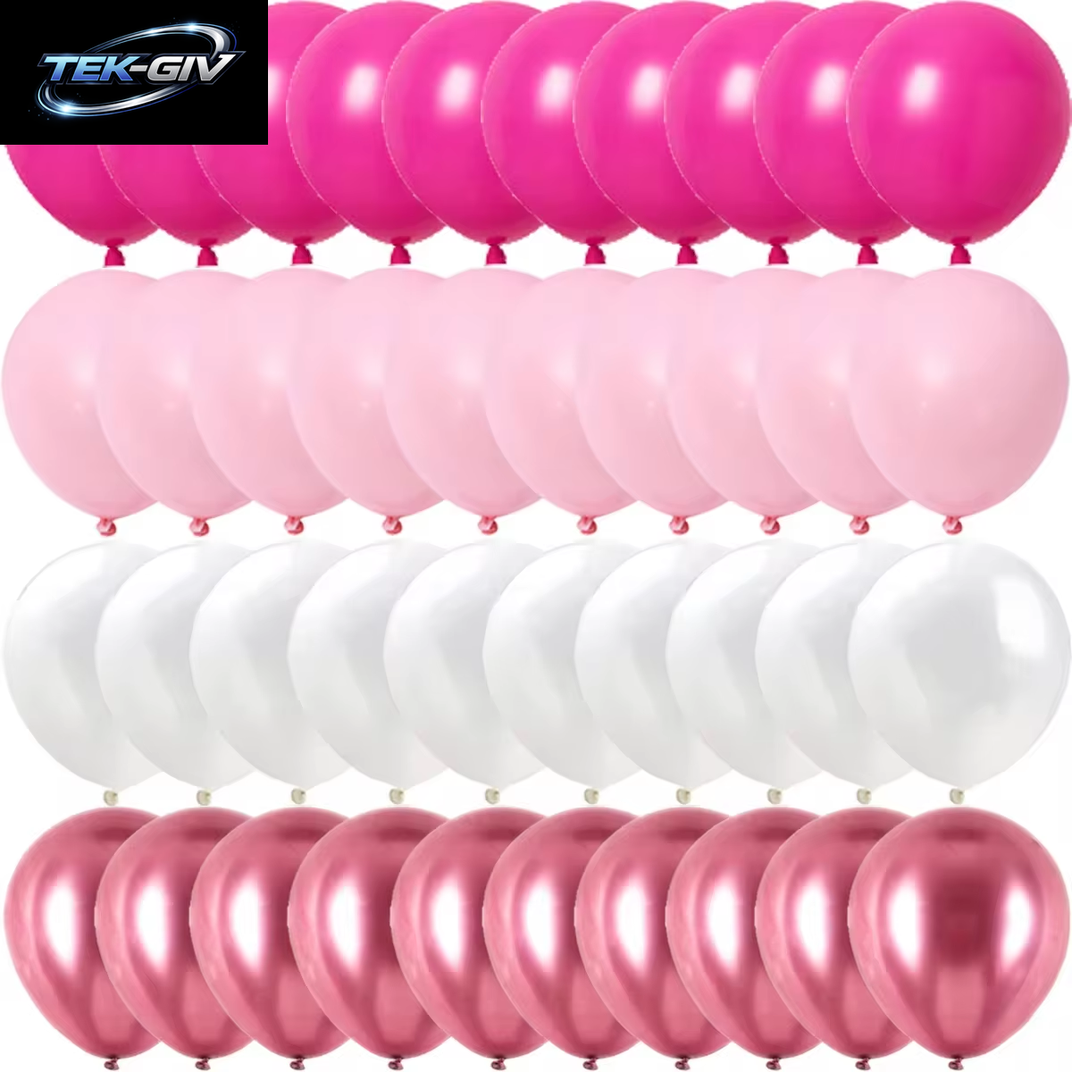 Rose Rosa Metall Latex Konfetti Konfetti Luftballons Hochzeit Dekorationen Matte Globos Neujahr Geburtstag Party Dekorationen
