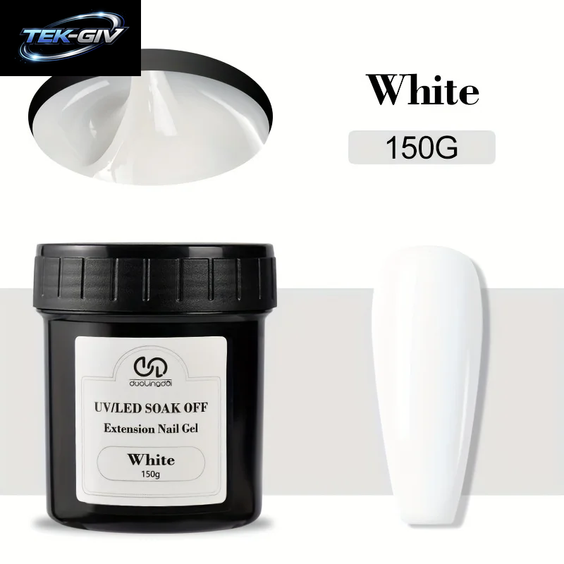 150 G Acryl-Nagelverlängerungsgel – Uv-/Led-Kompatibel, Geruchlos, Soak-Off-Formel Für Harte Gelee, Maniküre Und Nagelaufbau