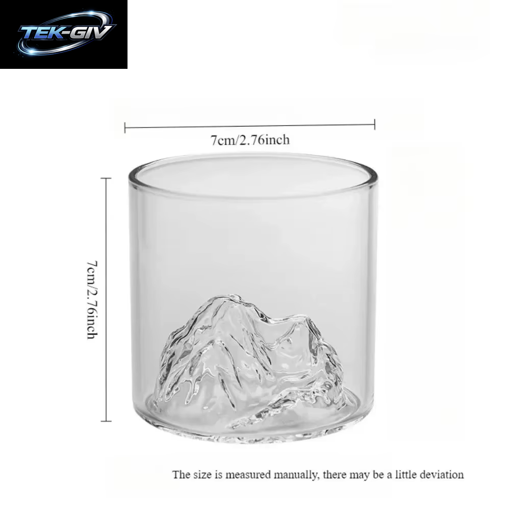 5 Unzen 3D Guanshan Whisky-Gläser-Set Transparentes Kristallglas Geeignet Für Whisky Cognac Cocktail Eiswein