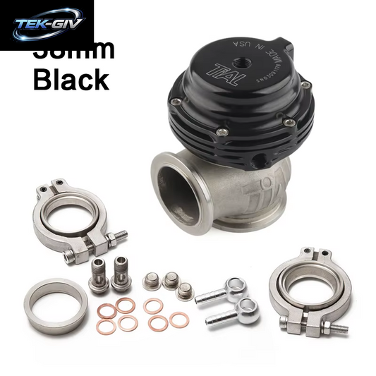 Universelles 38 Mm Externes Wastegate Mit V-Band, Flansch-Turbo-Wastegate Für Supercharge-Turbo-Verteiler Mit Logo MV-S 38 Mm Wastegate