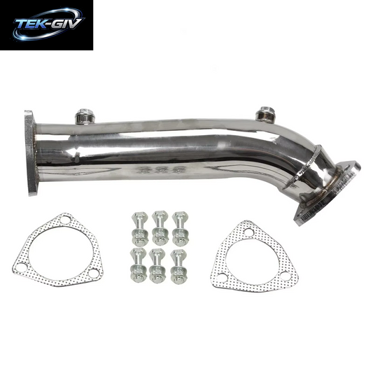 EDELSTAHL RACING TURBO DOWNPIPE AUSPUFF FÜR 97-05 AUDI A4 VW PASSAT 1.8T
