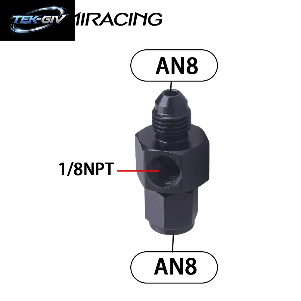 An4 An6 An8 An10 AN12-1/8 Npt Ein Drehgelenk Verbindung Für Öl Messgerät Sensor Seite Port Adapter Legierung Fackel Armteil
