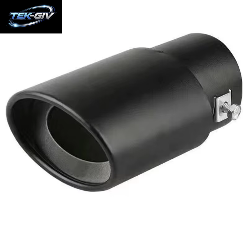 Universal Auspuff Spitze 63Mm Auto Auspuff Outlet Edelstahl Auto Schwanz Hals Auspuffrohr Dekoration Änderung Zubehör Für Auto