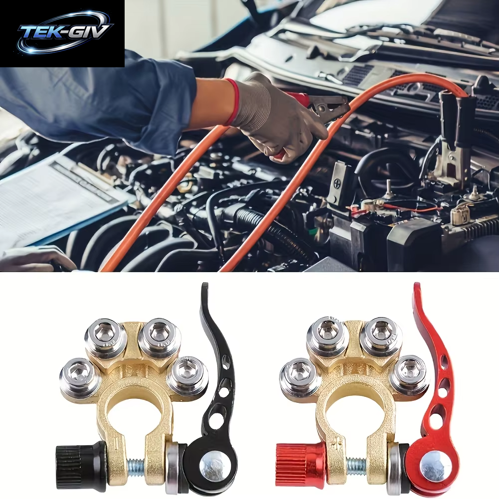 5/10 Stück Autobatterie Schnelltrennklemme Autobatterie-Anschluss-Set Batterie Universal-Kabeladapter Fahrzeug SUV LKW