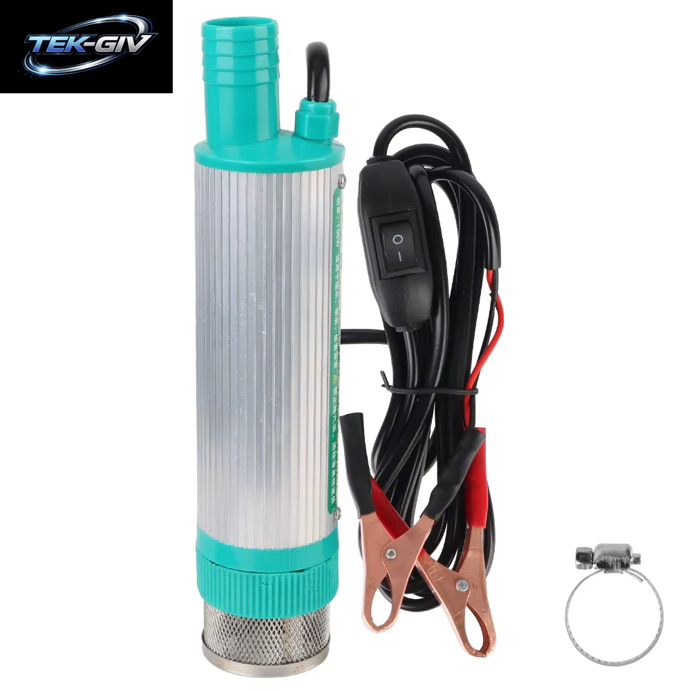Batteriebetriebene Kraftstoffübertragungspumpe, Korrosionsbeständige 12-V-Flüssigkeitssiphonpumpe, 30 L/Min Durchflussrate, Flüssigkeitsübertragung