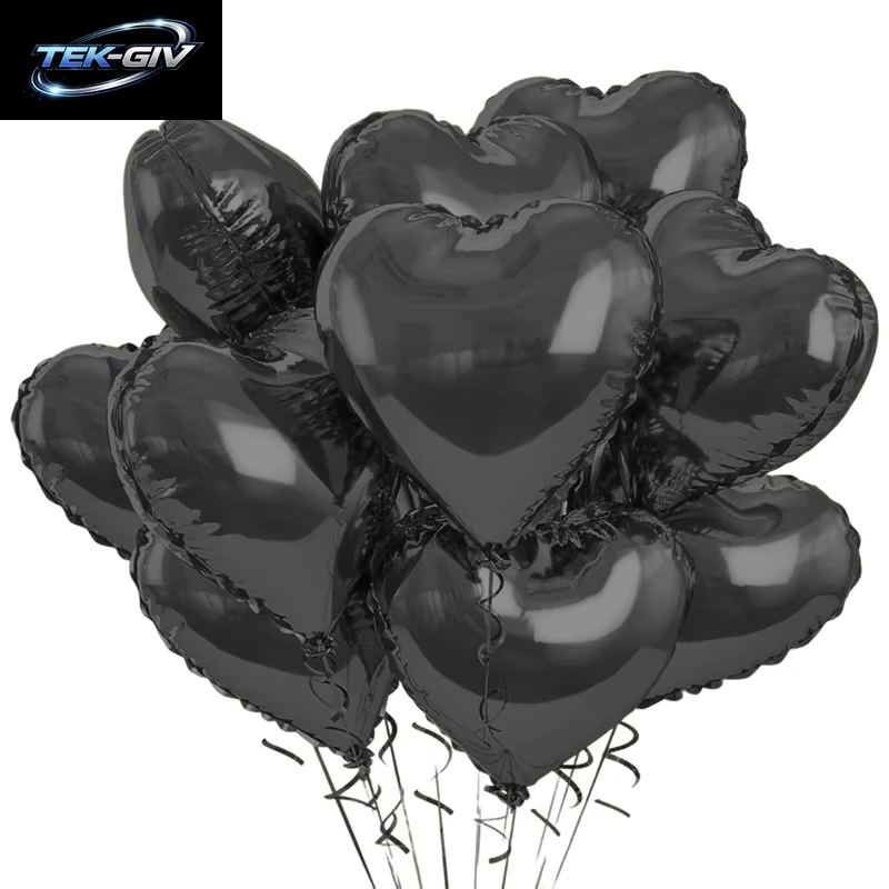 60-5PCS Rote Herz Folien Ballons Aufblasbare Helium Ballon DIY Geburtstag Party Ornamente Für Valentinstag Hochzeit Party Geschenke
