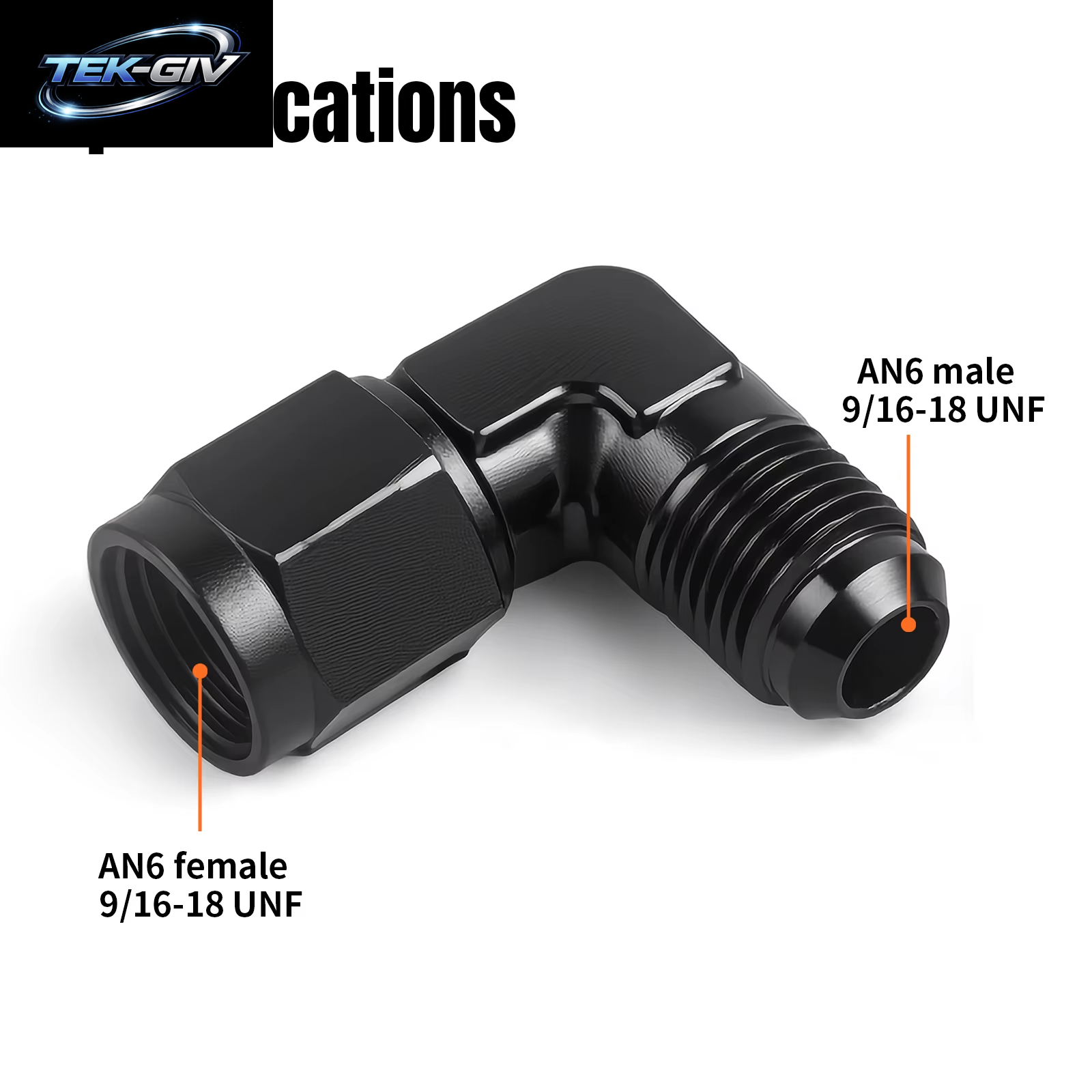 2 Teile/Los Aluminium AN6 AN8 AN10 Stecker Auf AN6 AN8 Weibliche 90 Grad Schwenk Koppler Apapter Fitting Heizöl Transformation Armaturen