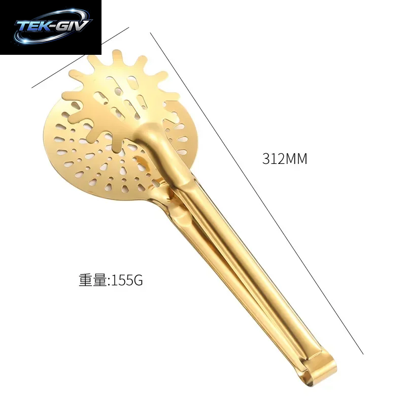 Gold Edelstahl Lebensmittel Clip Gebratene Lebensmittel Clip Kreative Steak Abfluss Filter Mit Filter Mesh Leckage Küchengeräte