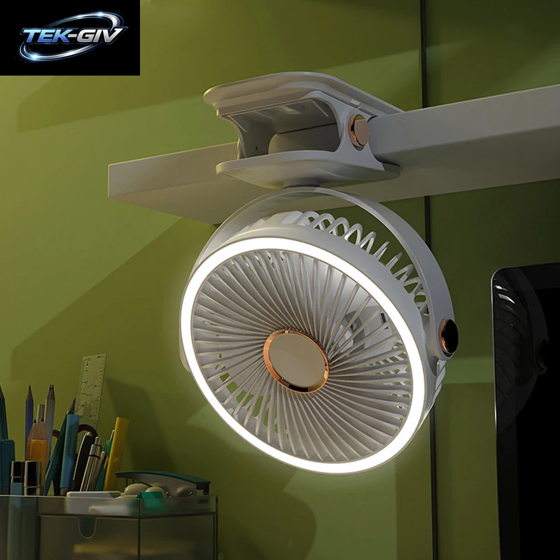 Clip-Ventilator, 5 Geschwindigkeitsstufen, Elektrischer Ventilator, USB, Leiser Mini-Ventilator Für Zuhause, Büro, Schreibtisch, Luftkühler, Tragbarer Kühlventilator Für Den Außenbereich, Clip-Ventilator Für Kinderwagen