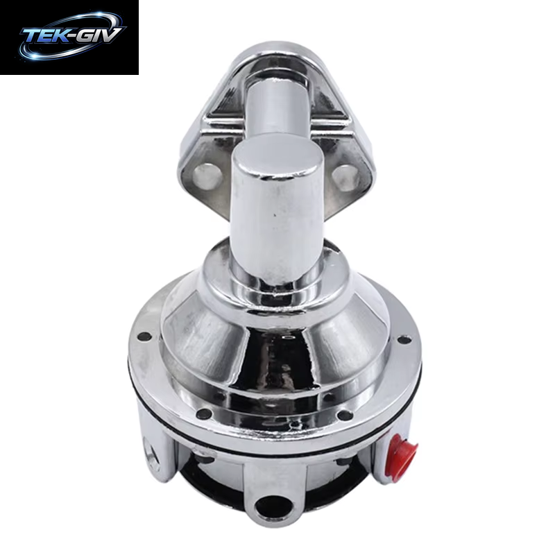 Ab61-Für Chevy Small Block V8 Mechanische Kraftstoffpumpe – 2 Ventile, 80 GPH, 8 PSI – SBC (262–400), Chrom, Autozubehör