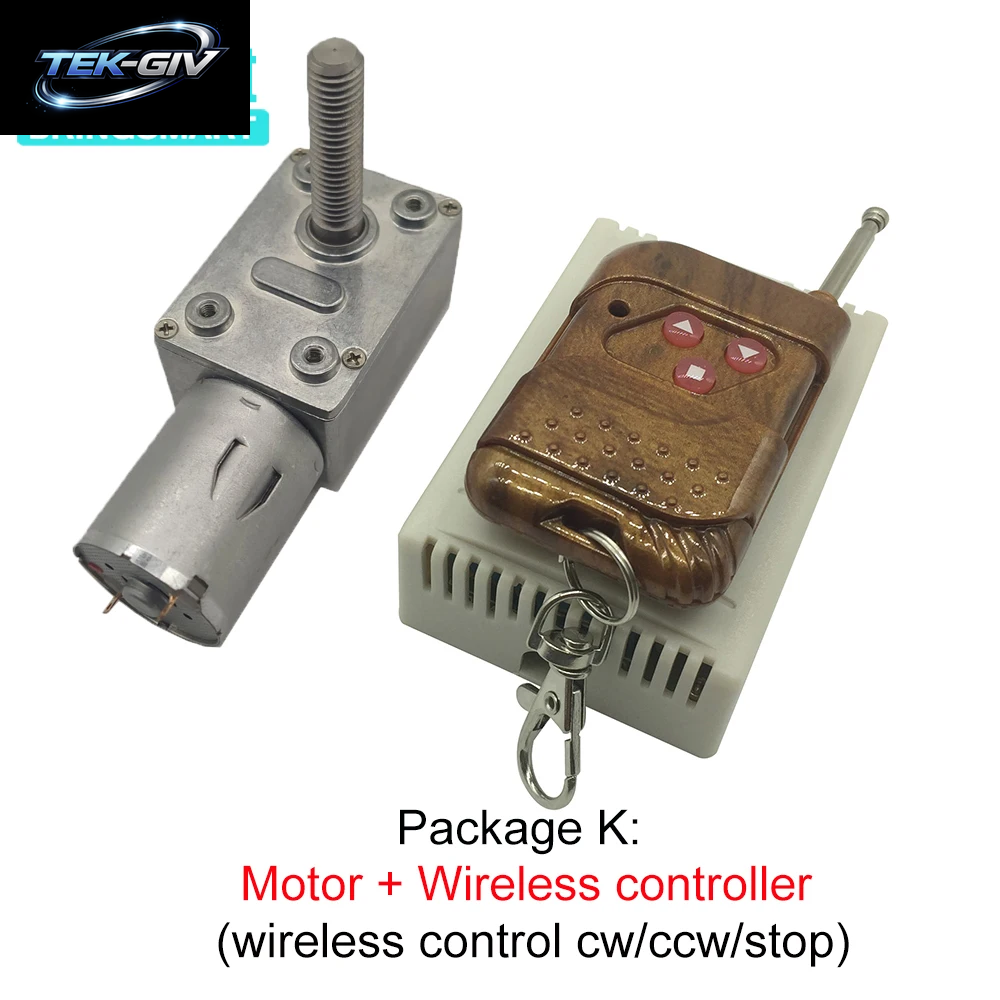 Bringsmart Dc-Schneckenmotor-Getriebemotor JGY-370-M8, 6–24 V, 6–150 U/Min, Selbstsichernde Turbine, M8, 33 Mm Länge, Schraubenwelle, Maßgeschneiderter Motor