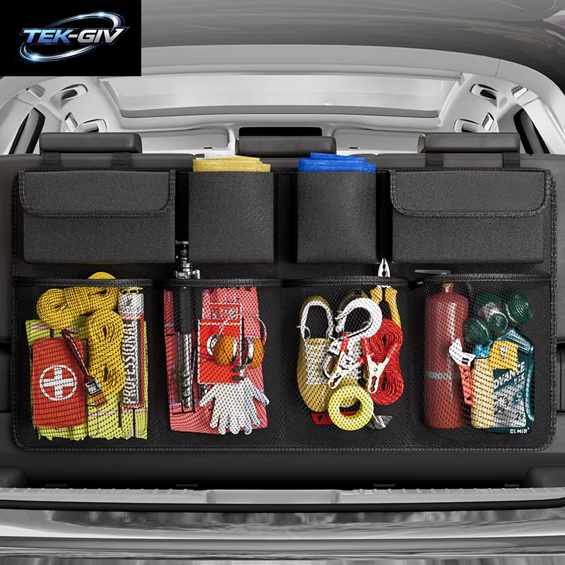 Kofferraum Hängen Aufbewahrung Tasche Rücksitz Universal Große Kapazität Oxford Wasserdicht Multi-Pocket Auto Kofferraum Aufbewahrung Tasche Organizer