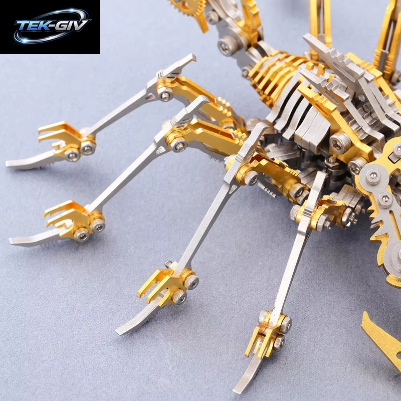 Skorpion-Modellspielzeug Aus Edelstahl – Mechanisches 3D-Puzzle, Diy-Montageset, Kreatives Geschenk Für Erwachsene Und Kinder, 380 G