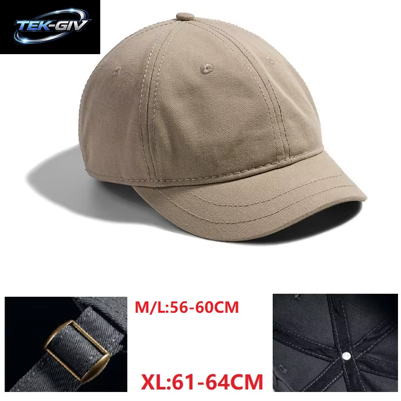 Übergroße Xxl-Baseballkappen, Verstellbare Papa-Hüte, Kurze Rechnung Für Große Köpfe, 58–60 Cm, 60–65 Cm, Extra Große Golfmützen Mit Niedrigem Profil