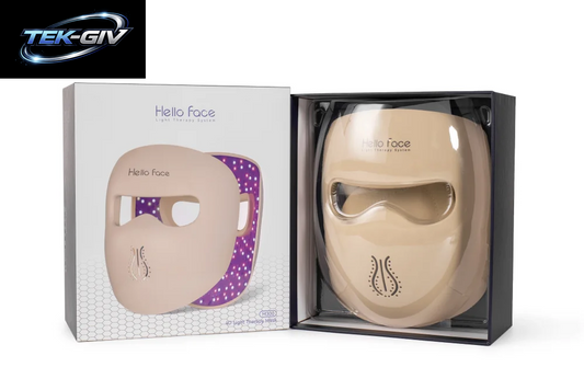 311 Leds Photon Schönheitsmaske 4-Farben Gesichts- Und Halspflege Flexible Konturierung 4D Silikonmaske Hello Face M300 Hautstraffung Anti-Akne