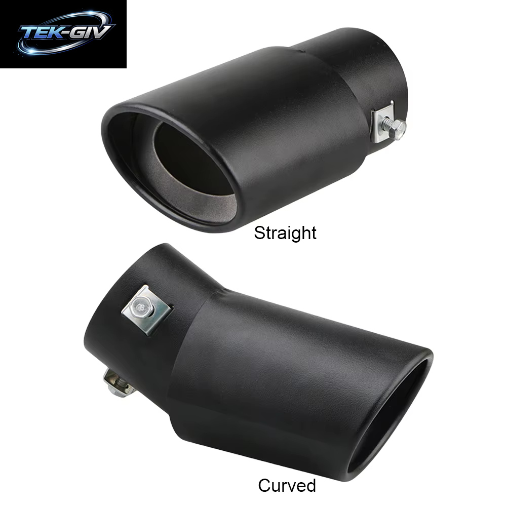 Universal Auto Auspuffs Pitze Runde Aluminium Legierung Schall Dämpfer Heck Verkleidung Hinten Auto Auspuffrohr Düse Schall Dämpfer Rohr Einlass 63Mm