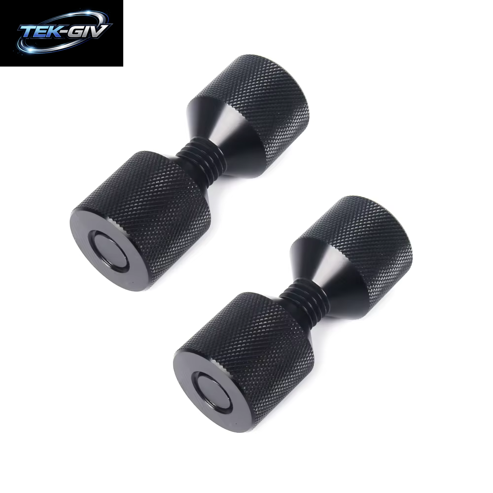 1-1/8" Zoll-Loch-Stifte-Set, Praktische Konstruktion Aus 6061-Aluminium, 2-Loch-Flansch-Ausrichtungsstift, Eloxiertes Schwarzes Oxid-Finish