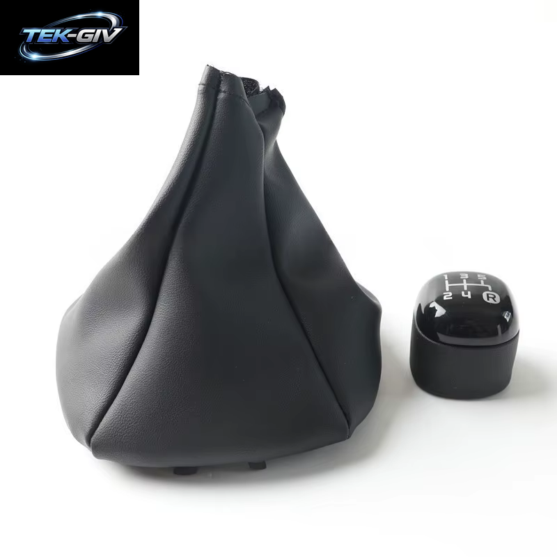 Für Fiat Panda 2012-502942700 Auto Schaltknauf Staubschutz Schwarz Abdeckung Zubehör Leder Gamasche Hebel Stick 5 Geschwindigkeit