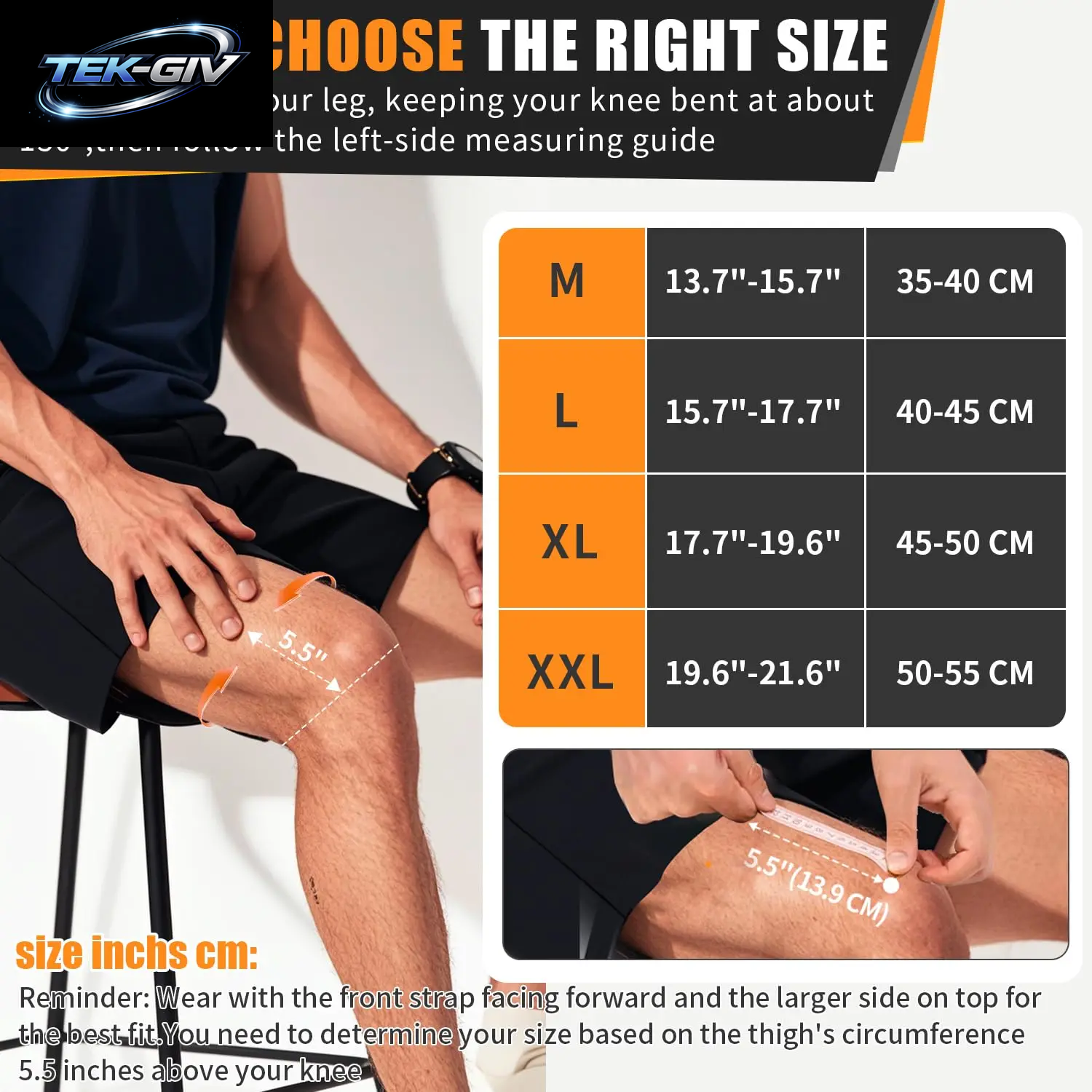 NEENCA Kniebandage Mit Patella-Pad Und Seitenstabilisatoren, Knie-Kompressionsmanschettenunterstützung Für Damen Und Herren ACL/PCL, Laufsport