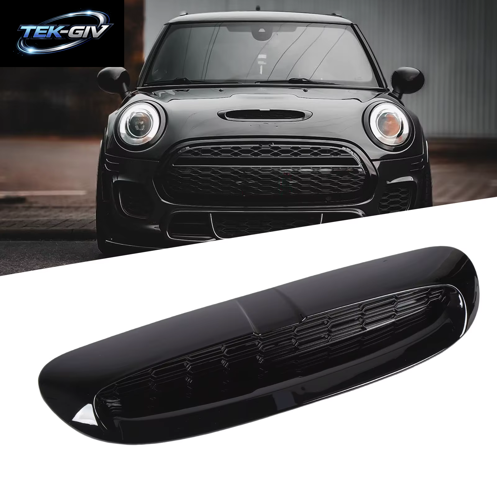 Auto Front Hood Scoop Vent Abdeckung Motorhaube Haube Air Flow Intake Trim Für MINI Cooper S & JCW F54 F55 F56 F57 2014-2024 Auto Zubehör